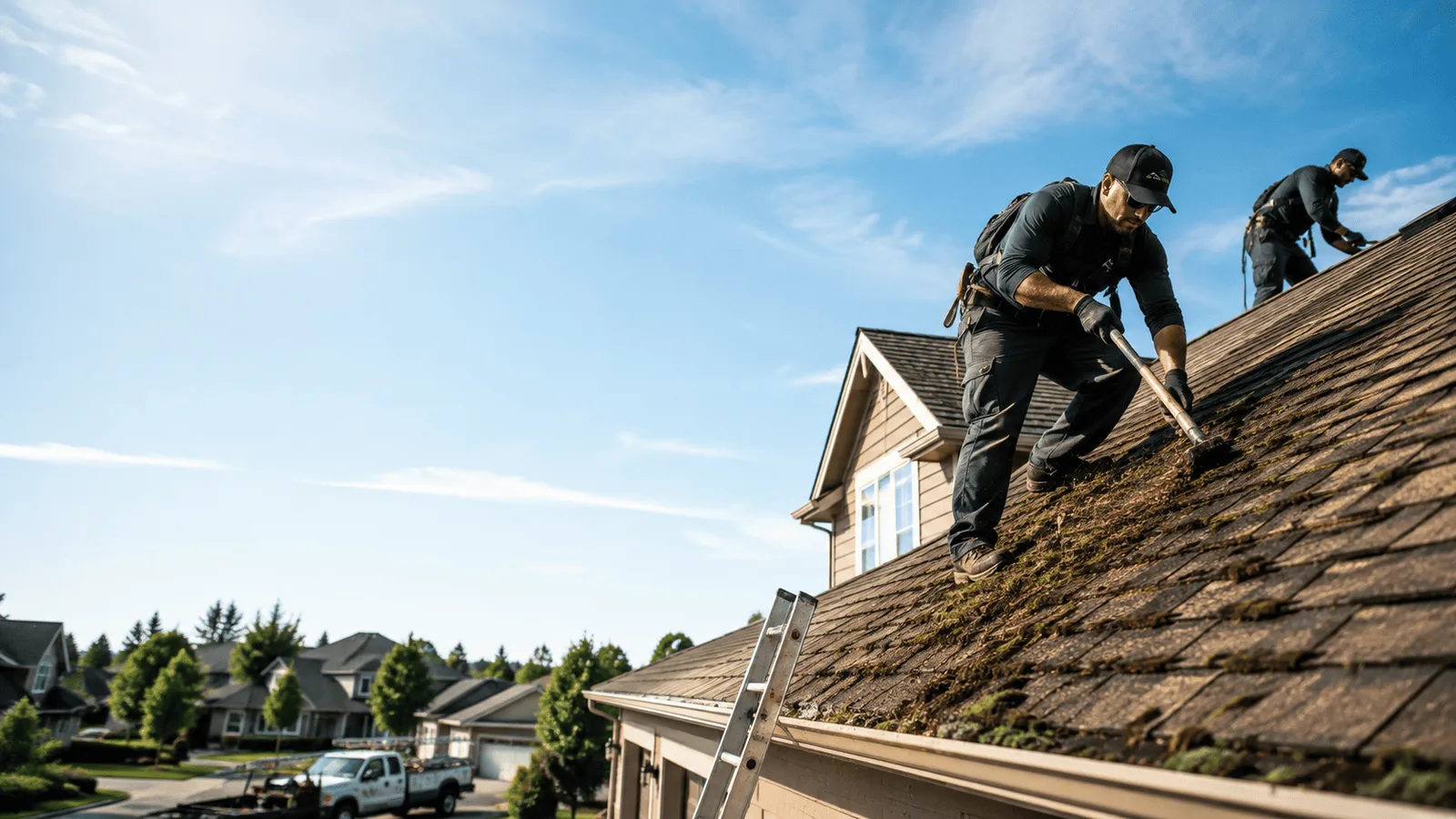 Roof Moss Removal in Stonington, CT near me